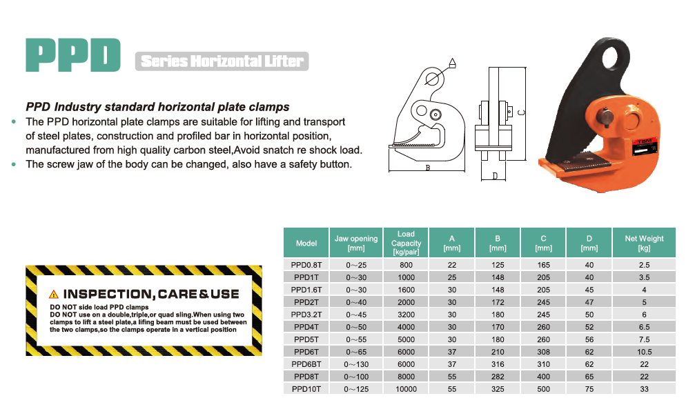 PPD Horizontal Lifter