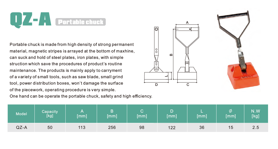 QZ-A Portable Chuck