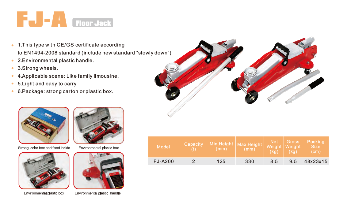 FJ-A Floor Jack